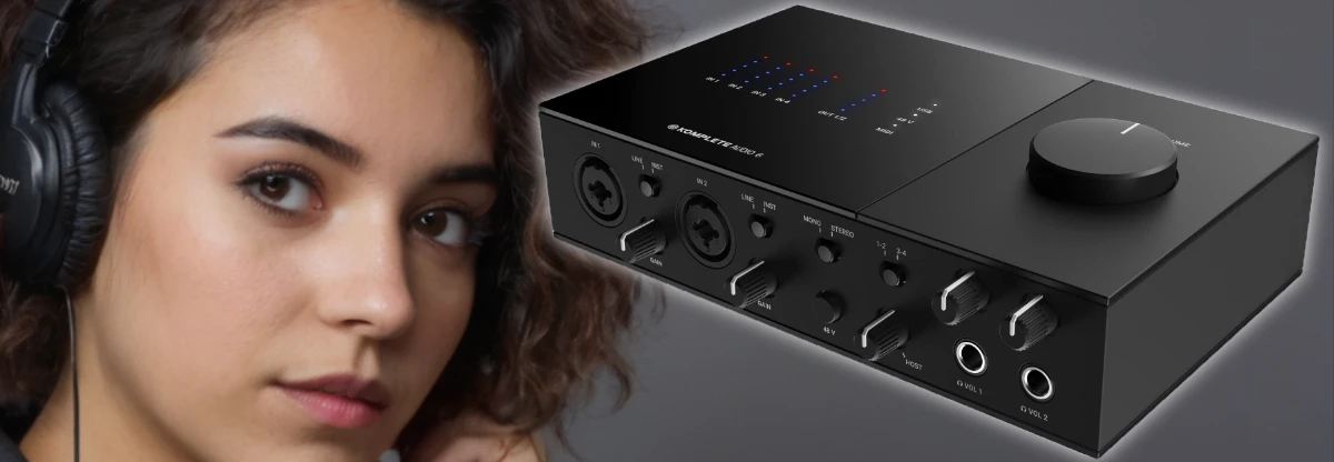 Native-Instruments-Komplete-Audio-6-MK2 Carte son Native Instruments Komplete Audio 6 MK2