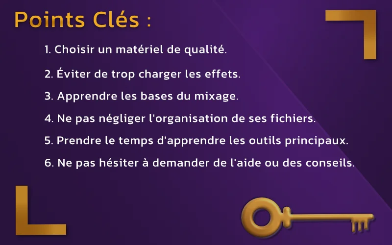 Points Clés : Les Erreurs à éviter En Débutant la MAO Points Clés : Les Erreurs à éviter En Débutant la MAO